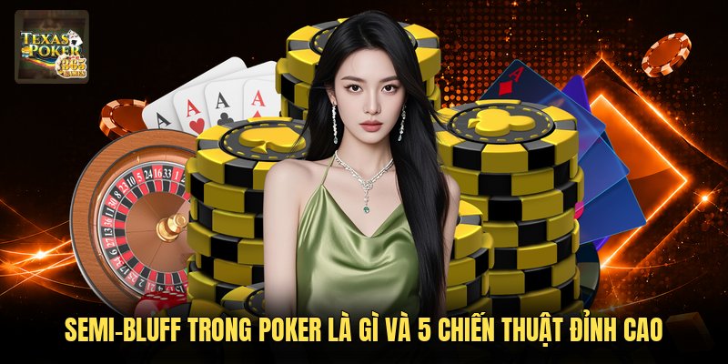 Semi-bluff Trong Poker Là Gì Và 5 Chiến Thuật Đỉnh Cao