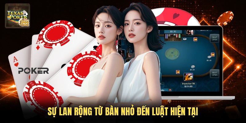 Sự lan rộng từ bàn nhỏ đến luật hiện tại