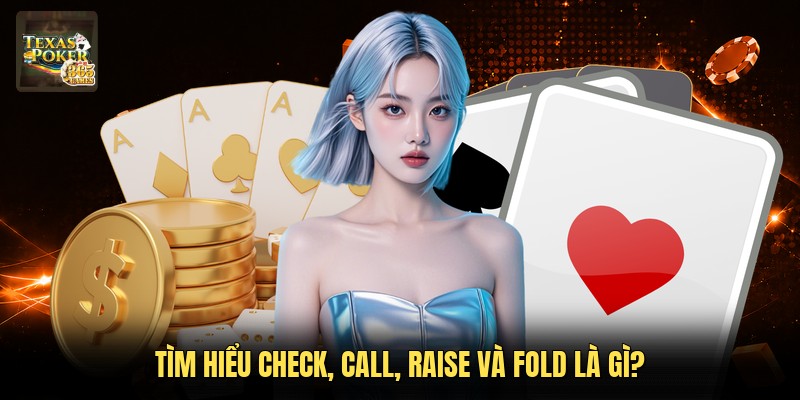Tìm hiểu Check, Call, Raise và Fold là gì?